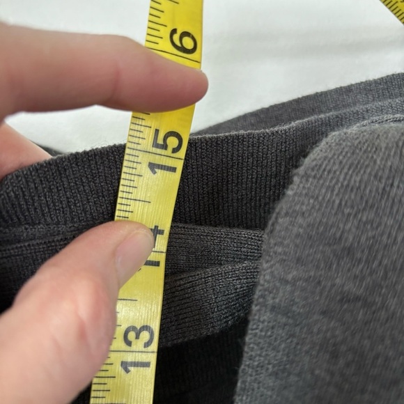 Moth by Anthropologie Wool Blend Wide Leg Crop Pants With Tie Detail Size L - Picture 8 of 8